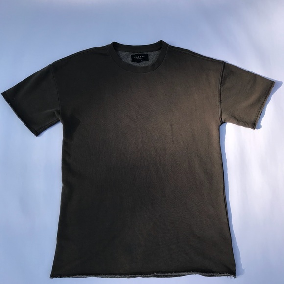 PacSun LA Green Shirt Frayed - Picture 5 of 8